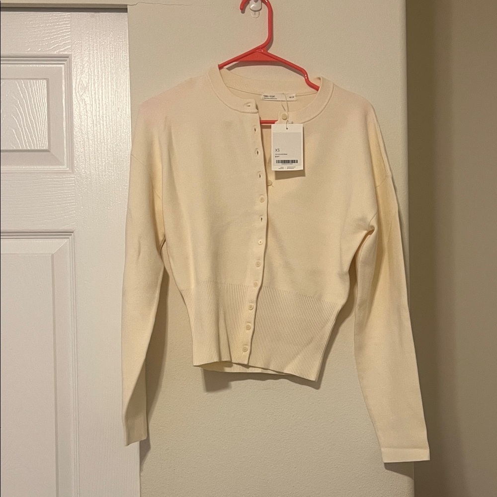 Oak and Fort Women's Cream Sweater